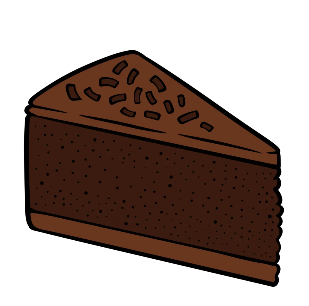 Le gâteau au chocolat
